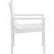 Merano White Outdoor Dining Armchair, Set Of 2